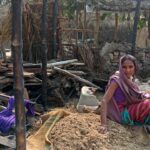 पानापुर प्रखंड के धनौती गांव में बीती रात अलाव से लगी आग से नकदी सहित हजारों की संपत्ति जल कर राख हो गई