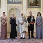 डेनमार्क की महारानी मार्गरेट द्वितीय ने प्रधानमंत्री का स्वागत किया